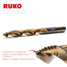 FLOWSTEP HSSCo 4.0MM TWIST DRILL DIN 338 FLOWSTEP HSSCo 4.0MM TWIST DRILL DIN 338