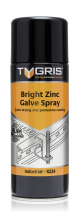 TYGRIS BRIGHT ZINC GALVE SPRAY 400ML TC02* TYGRIS BRIGHT ZINC GALVE SPRAY 400ML TC02*